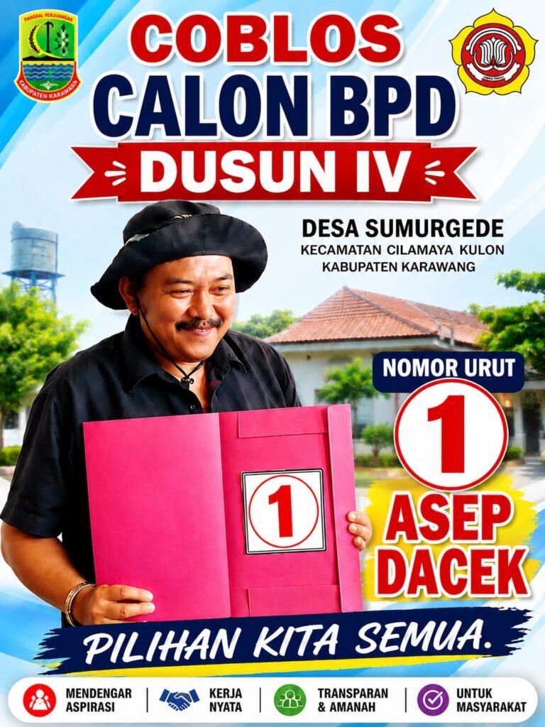 Asep Dacek Maju Rebut Kursi BPD Sumurgede, Soroti Pentingnya Wakil Desa yang Bekerja untuk Rakyat