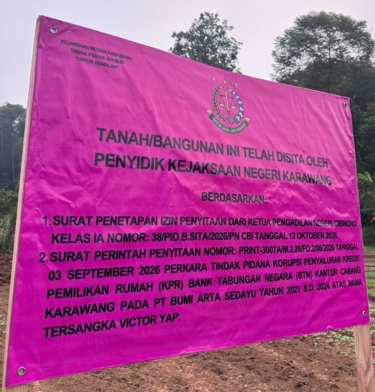 Kejari Karawang Sikat Aset Rp12,7 Miliar dalam Kasus Dugaan Korupsi KPR BTN